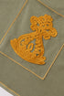 Hooded shawl in cotton blend faux cashmere with 2 patch pockets